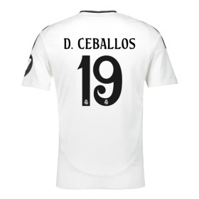 Günstige Fußballtrikots Real Madrid D. Ceballos 19 Heimtrikot 2024-25 Kurzarm